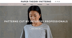 Desktop Screenshot of papertheory.com